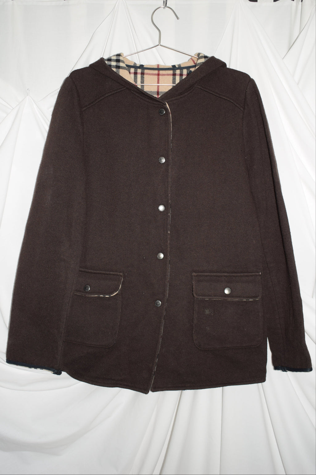 BURBERRY NOVA CHECK LINED COAT