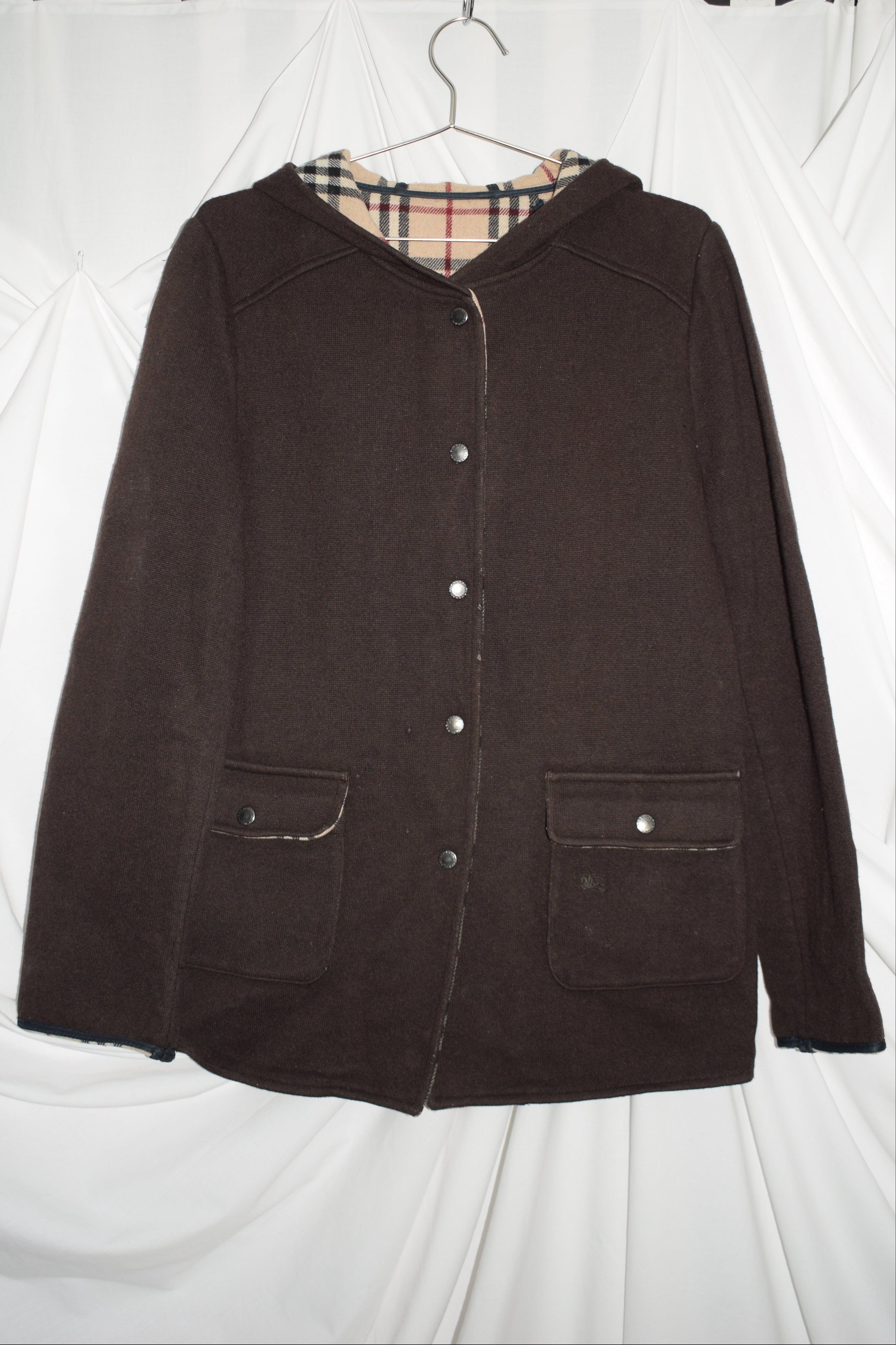 BURBERRY NOVA CHECK LINED COAT