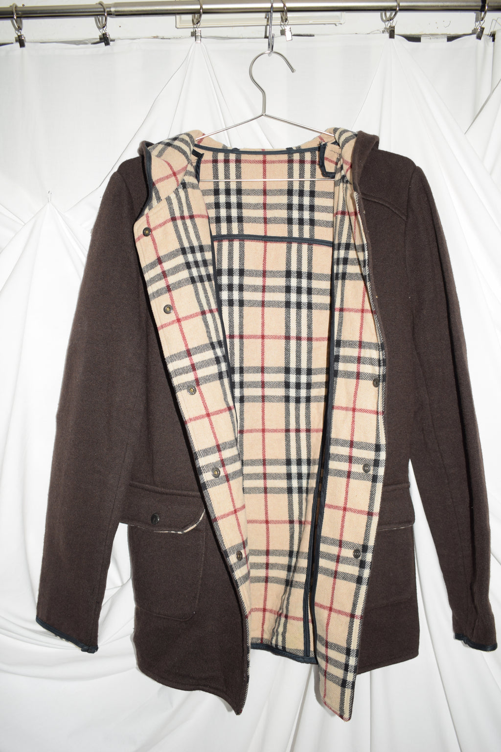 BURBERRY NOVA CHECK LINED COAT