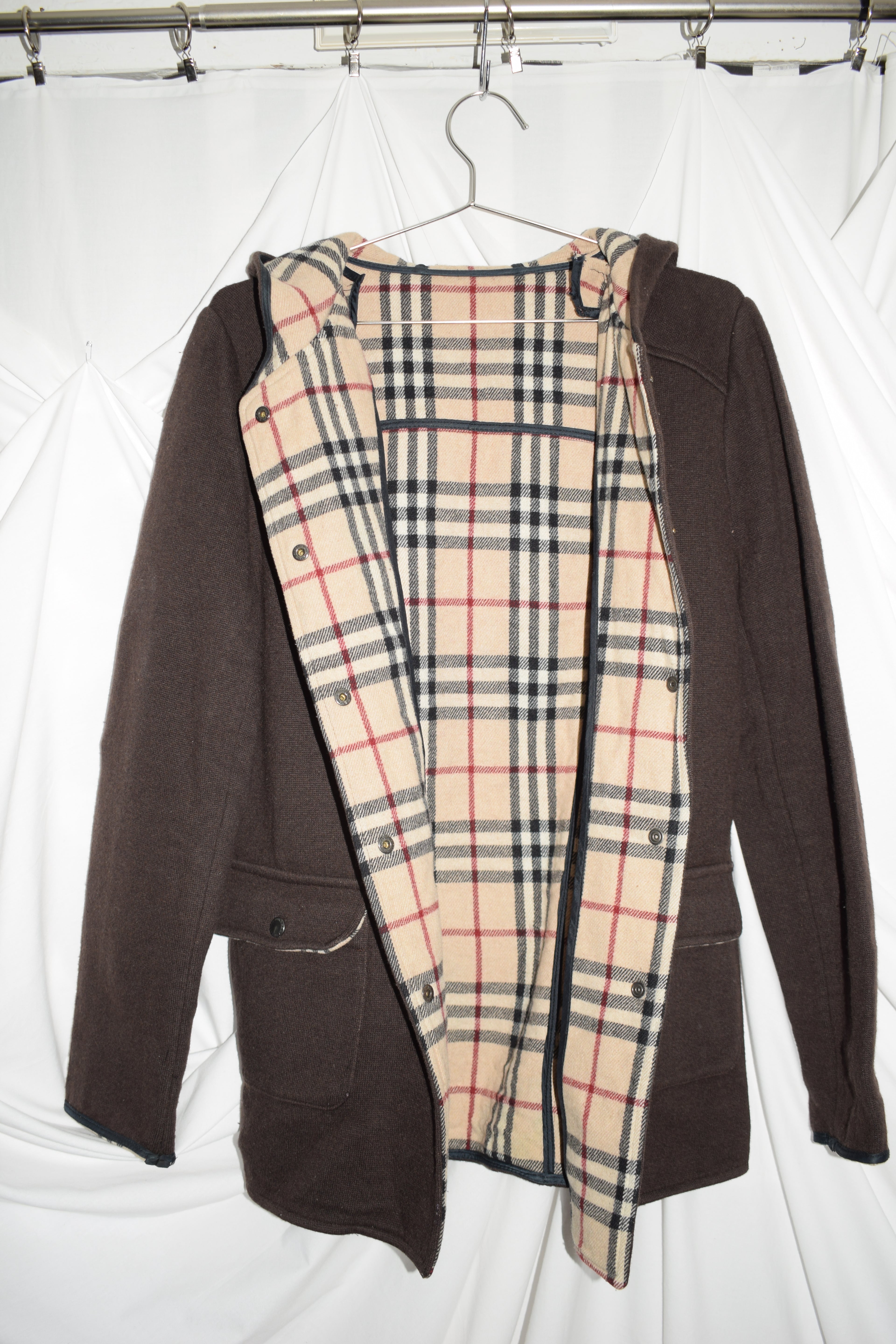 BURBERRY NOVA CHECK LINED COAT