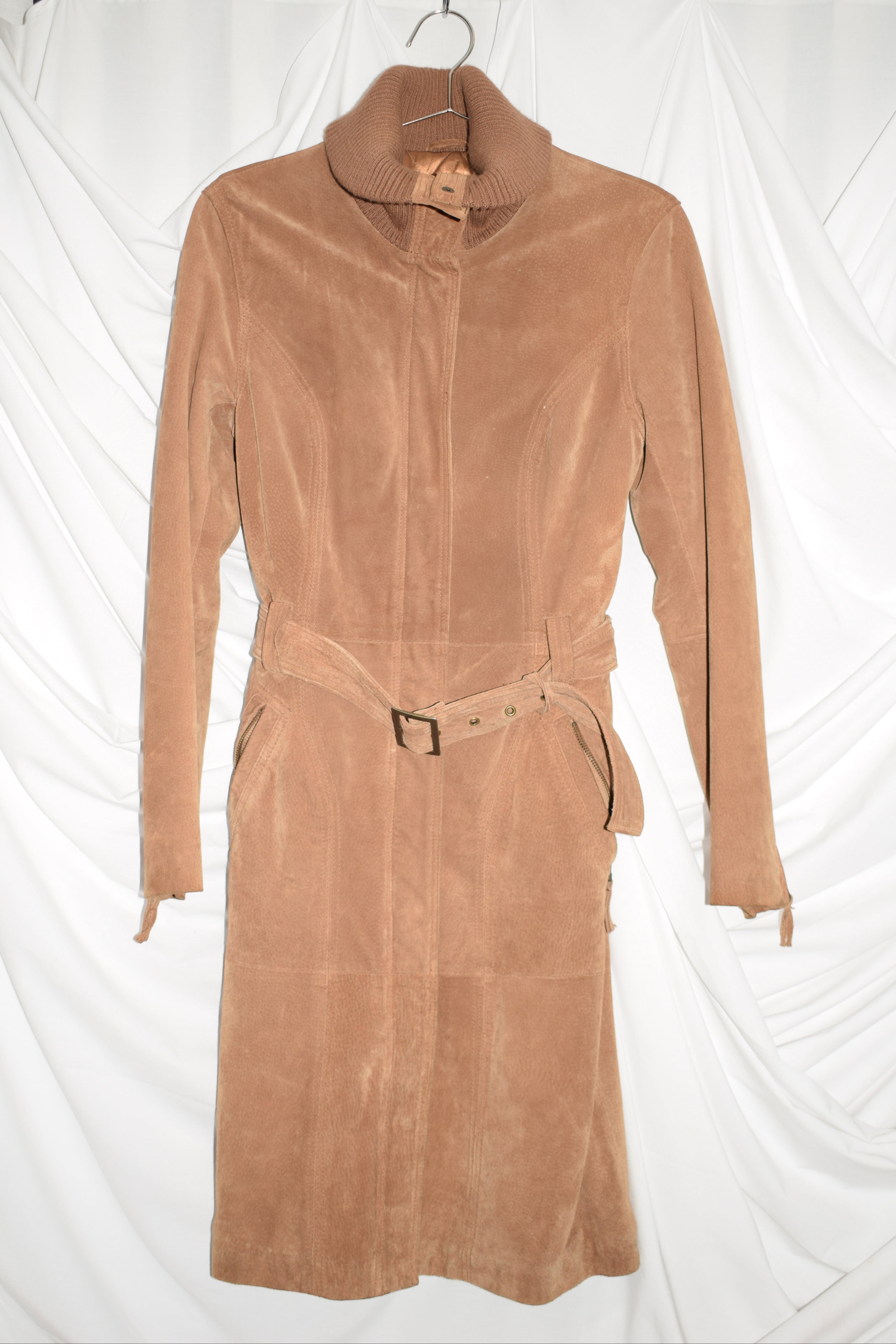 TAN SUEDE COAT