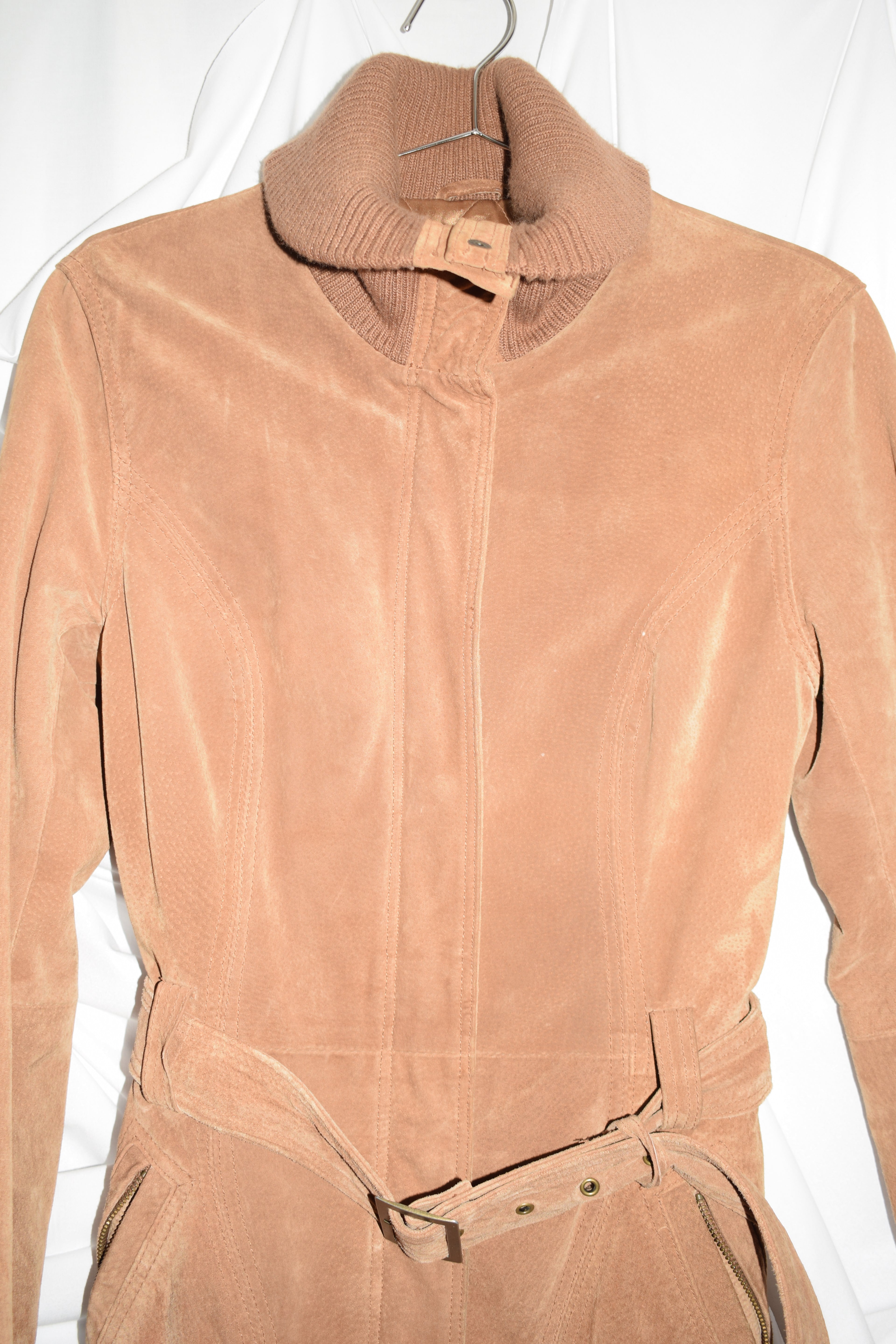 TAN SUEDE COAT
