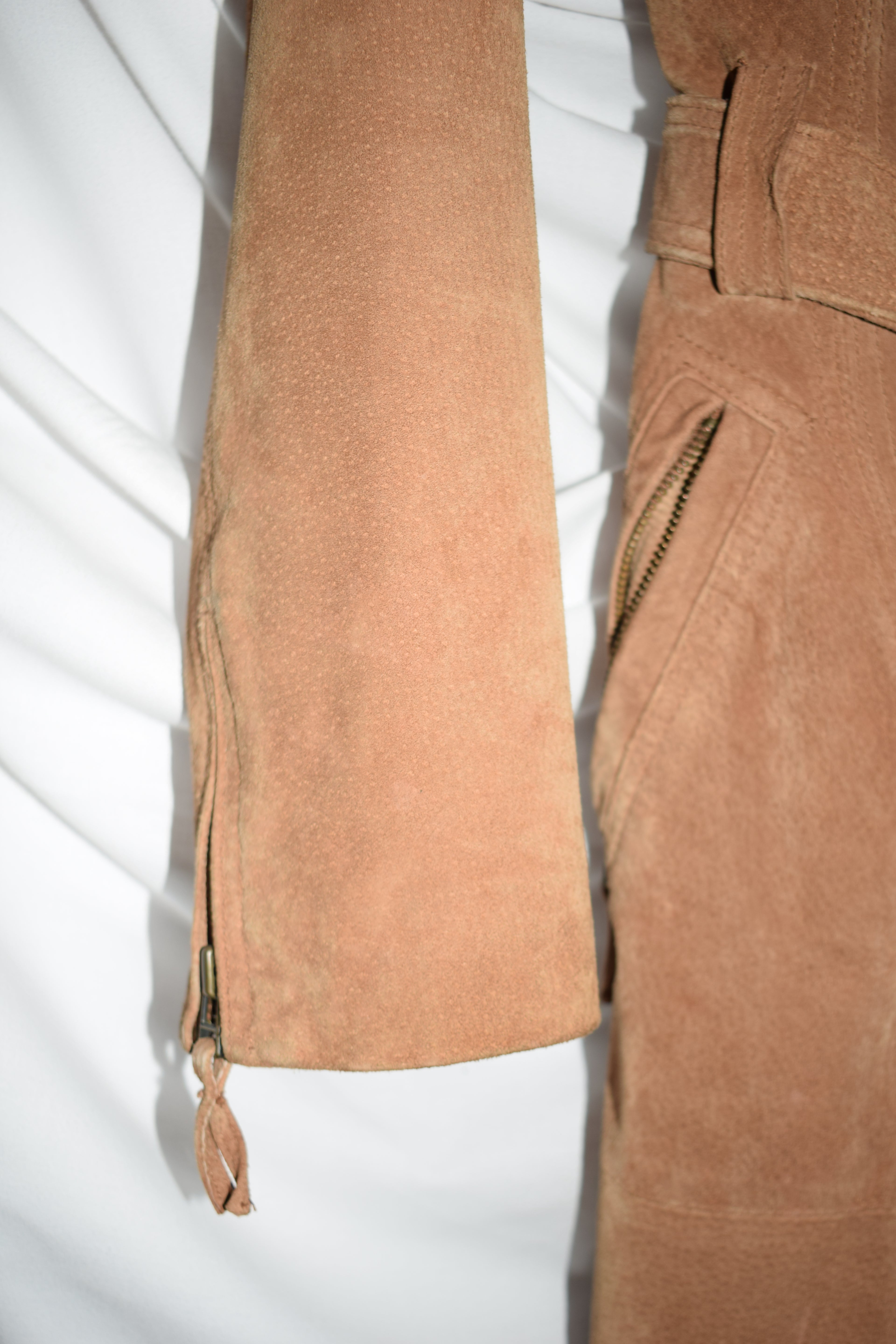 TAN SUEDE COAT