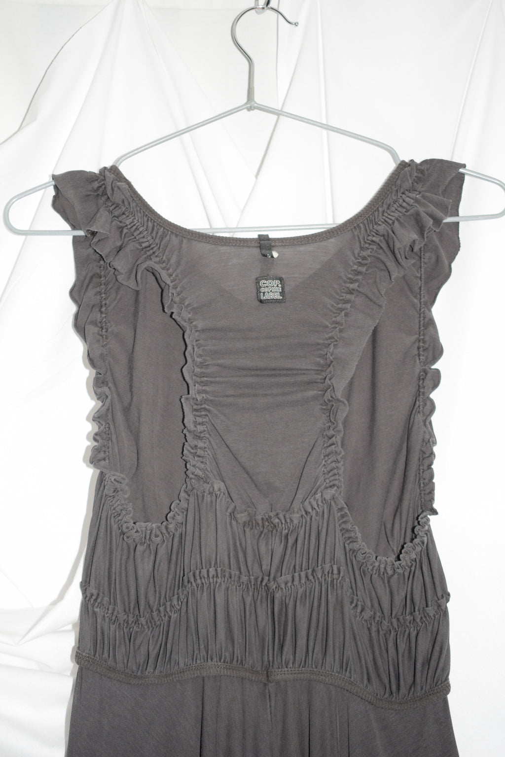 GREY ASYMMETRIC DRESS by Cop Copine