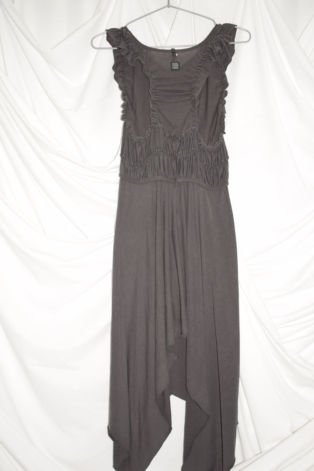 GREY ASYMMETRIC DRESS by Cop Copine