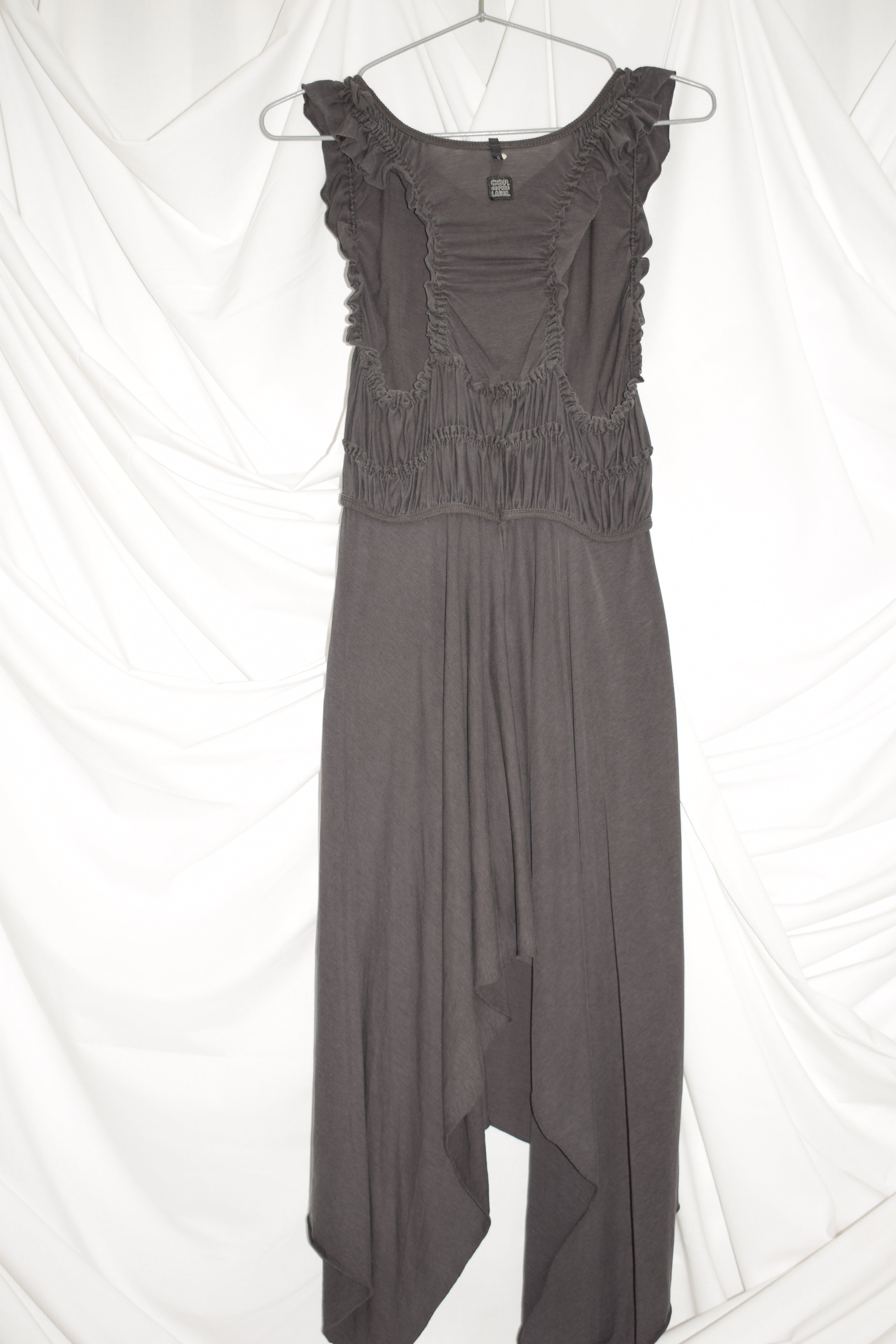 GREY ASYMMETRIC DRESS by Cop Copine