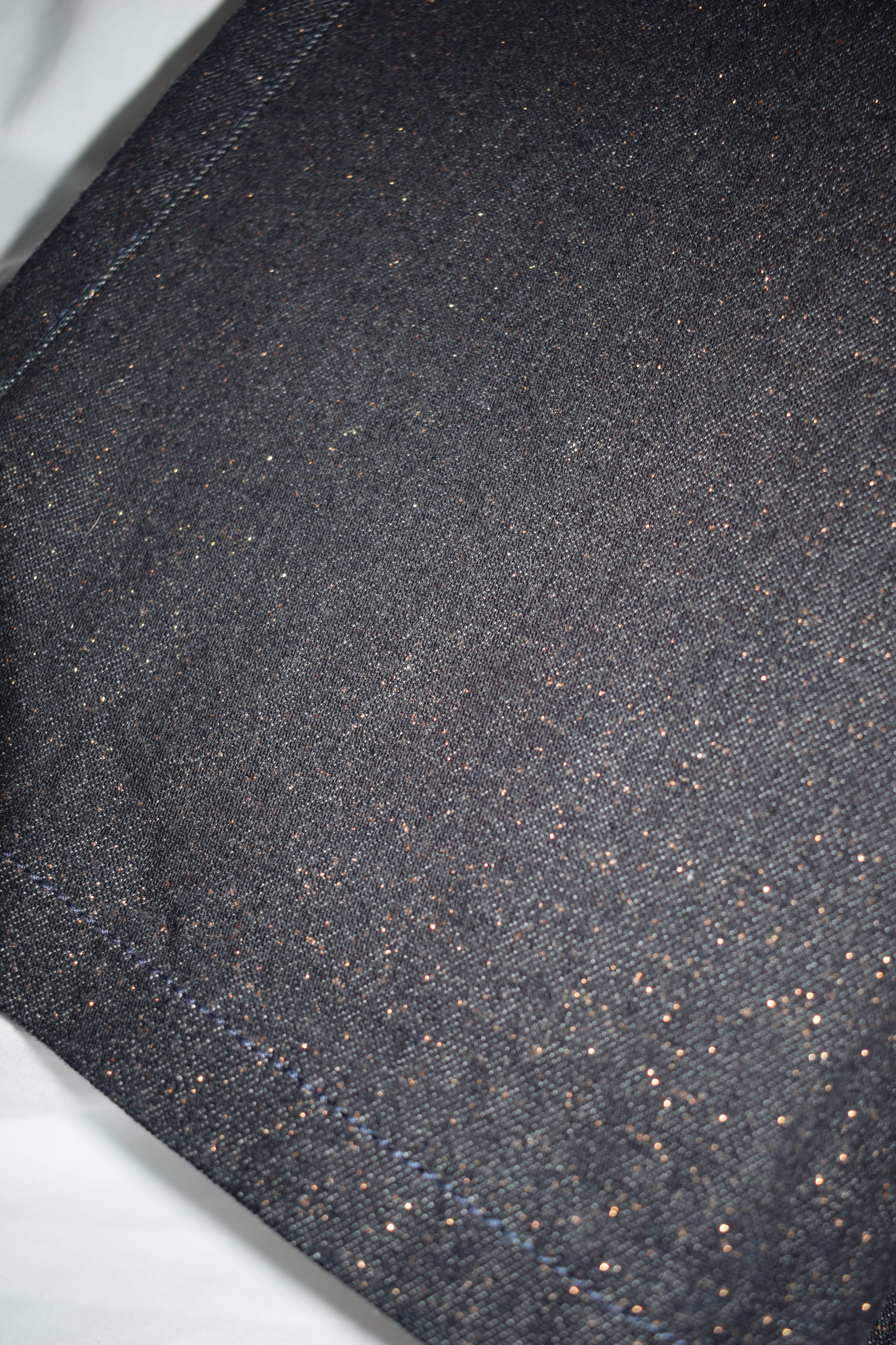 GOLD SPARKLE DENIM SKIT by BOSS