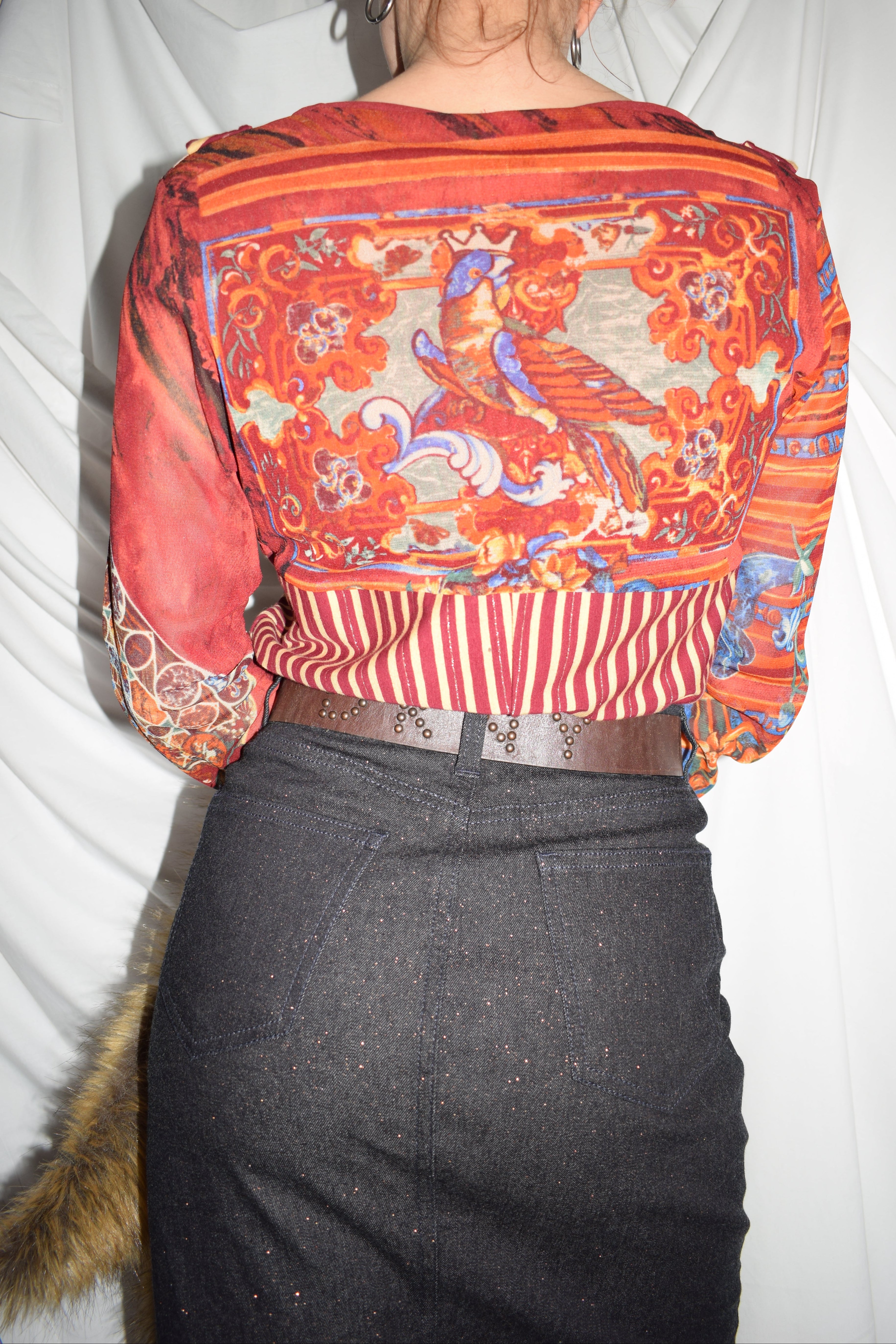 SAVE THE QUEEN MESH TOP