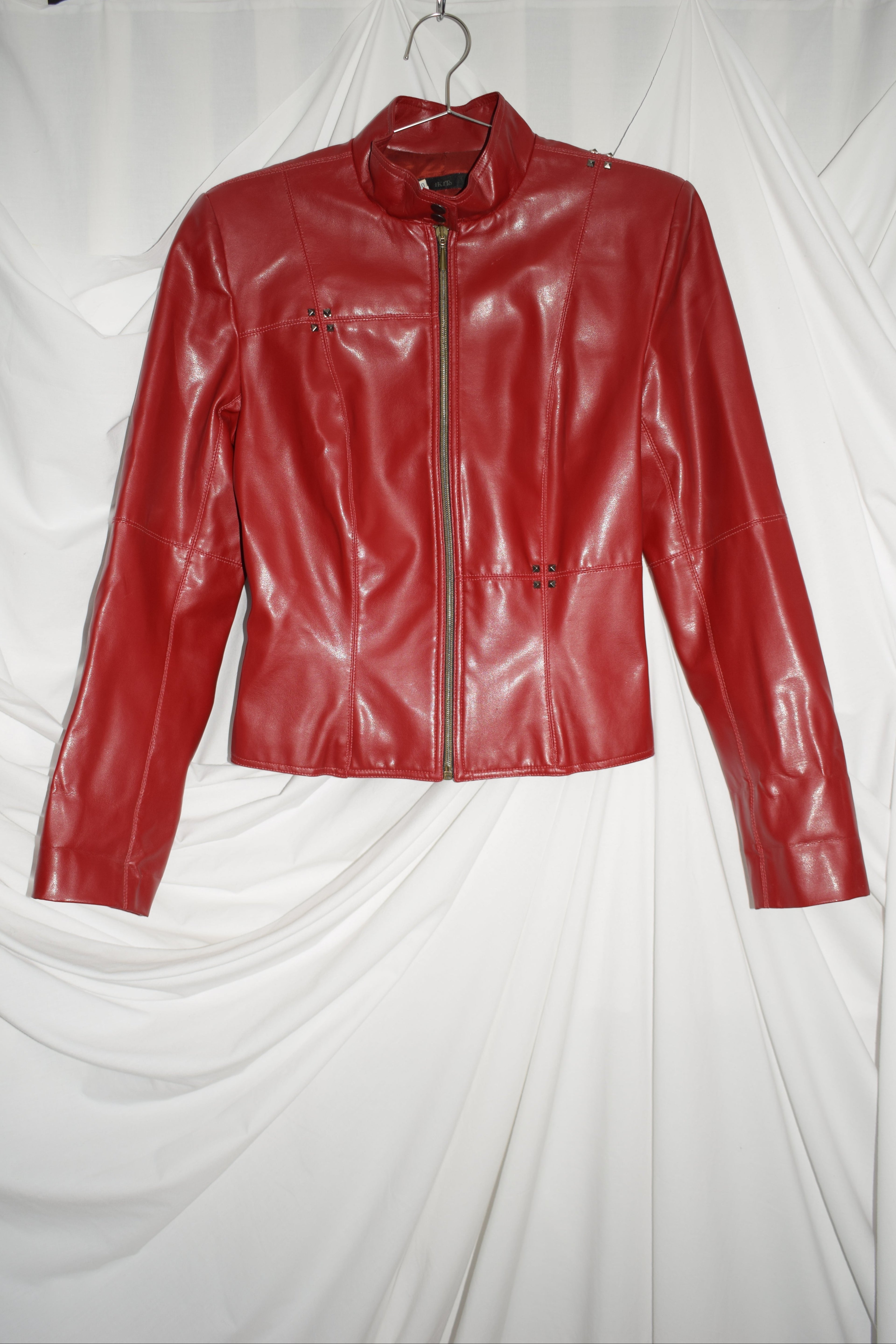 RED LEATHER JACKET