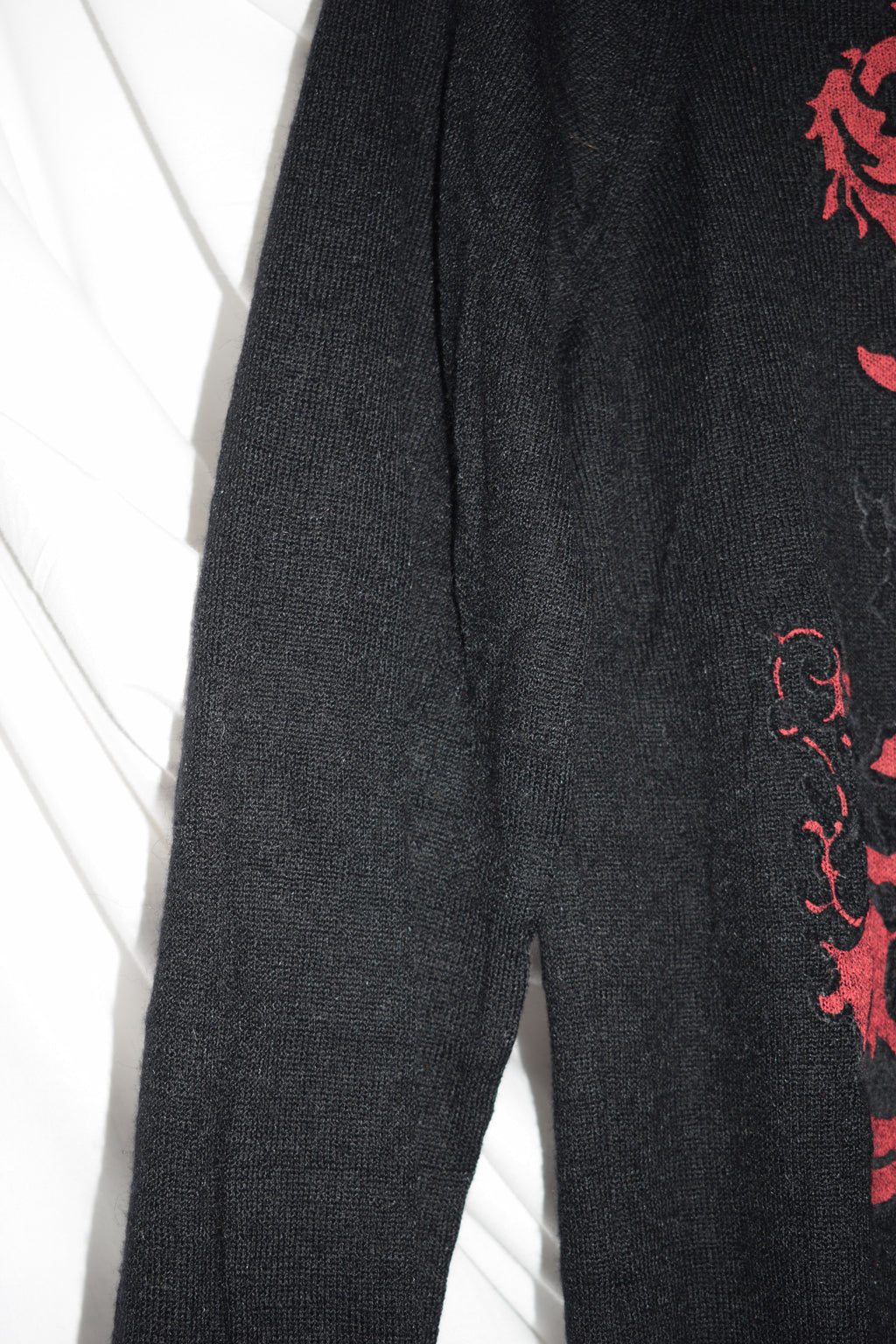 DEATH GLORY V NECK KNIT JUMPER by ENERGIE