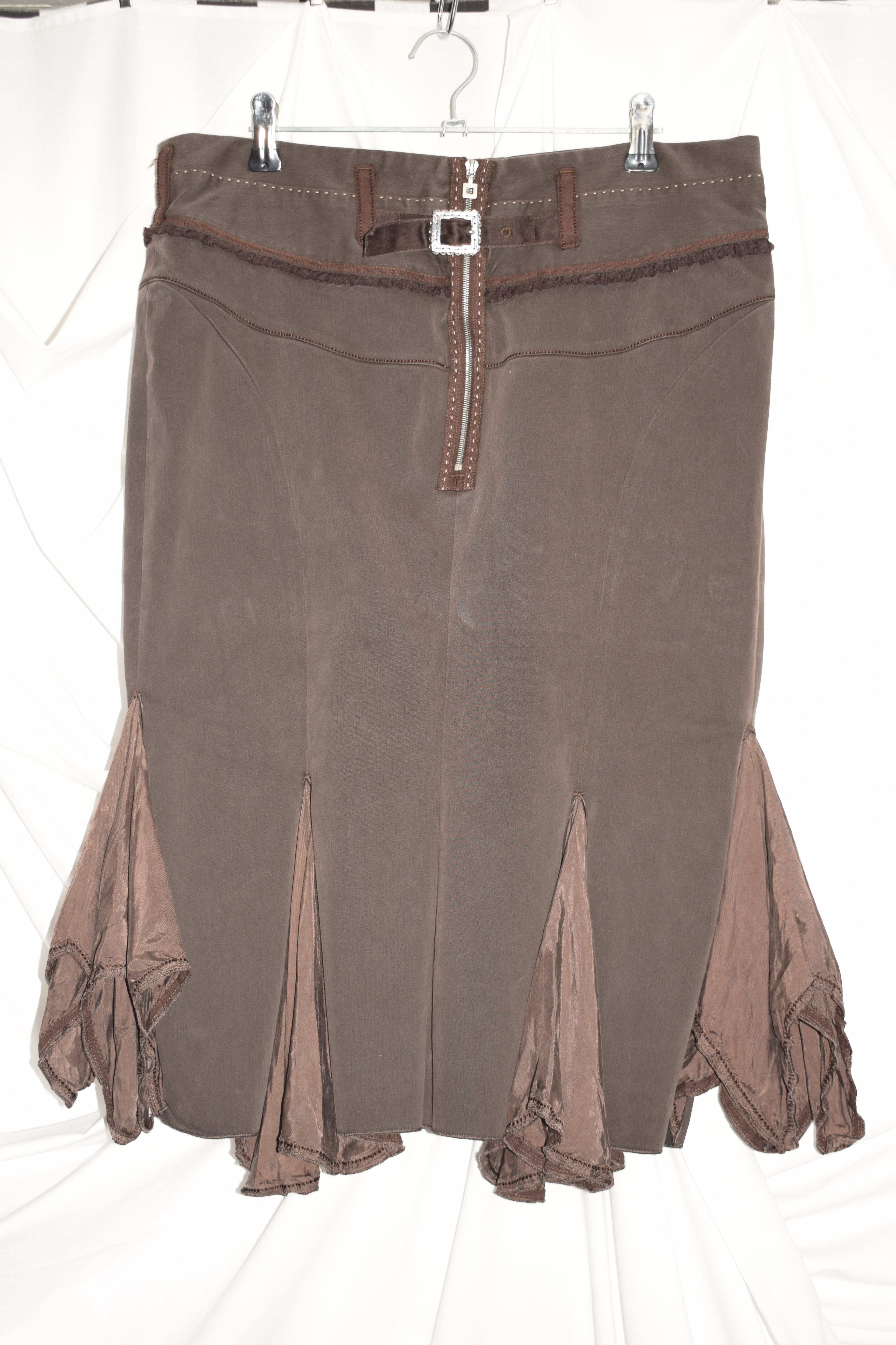 BROWN SKIRT by MFG