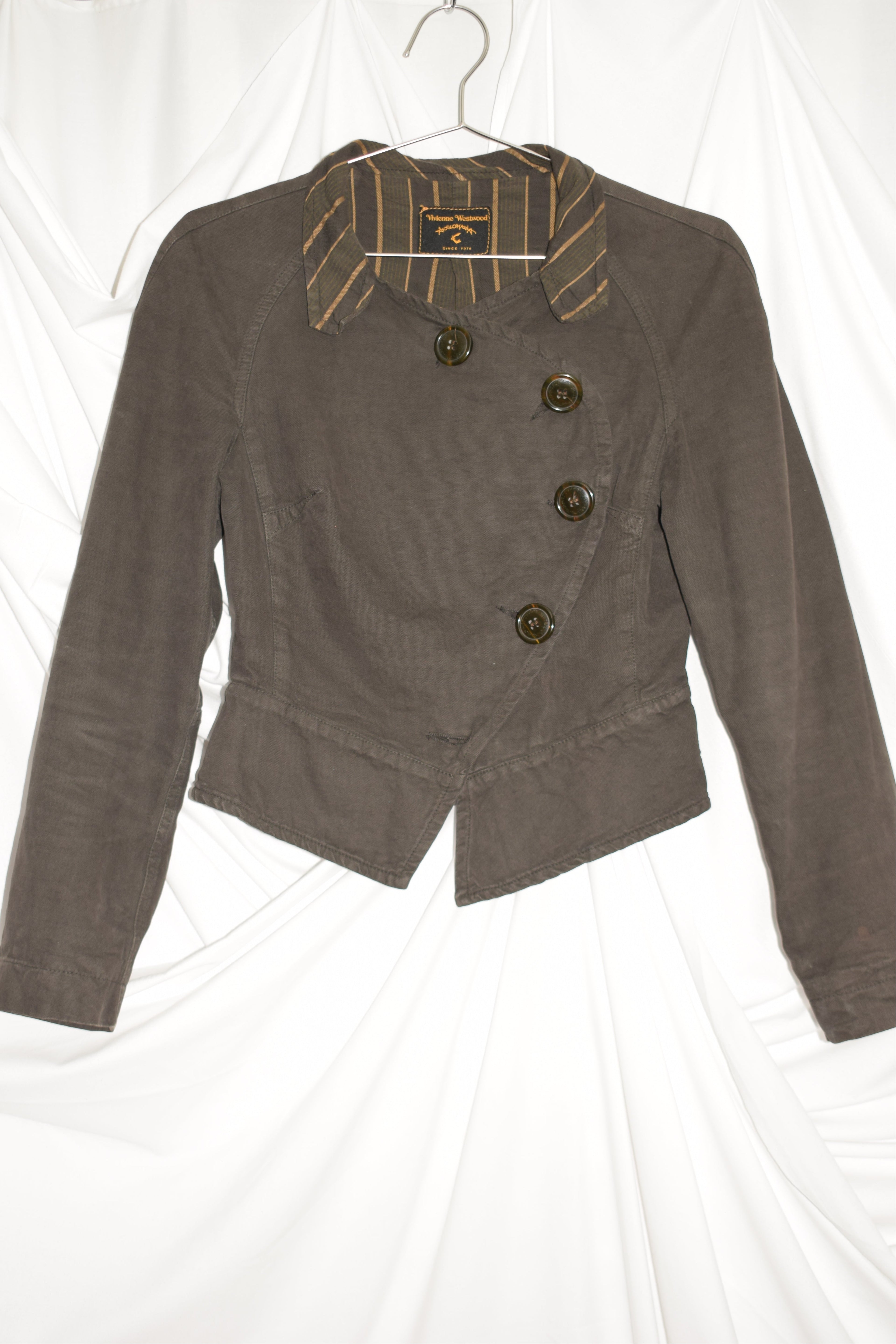 VIVIENNE WESTWOOD ASYMMETRIC BUTTON JACKET