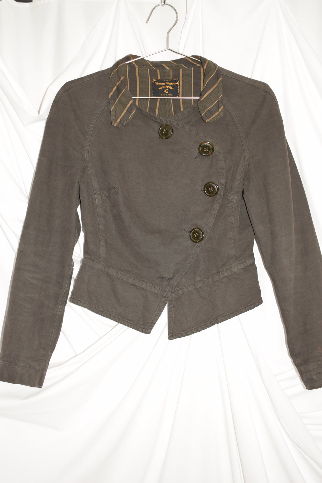 VIVIENNE WESTWOOD ASYMMETRIC BUTTON JACKET