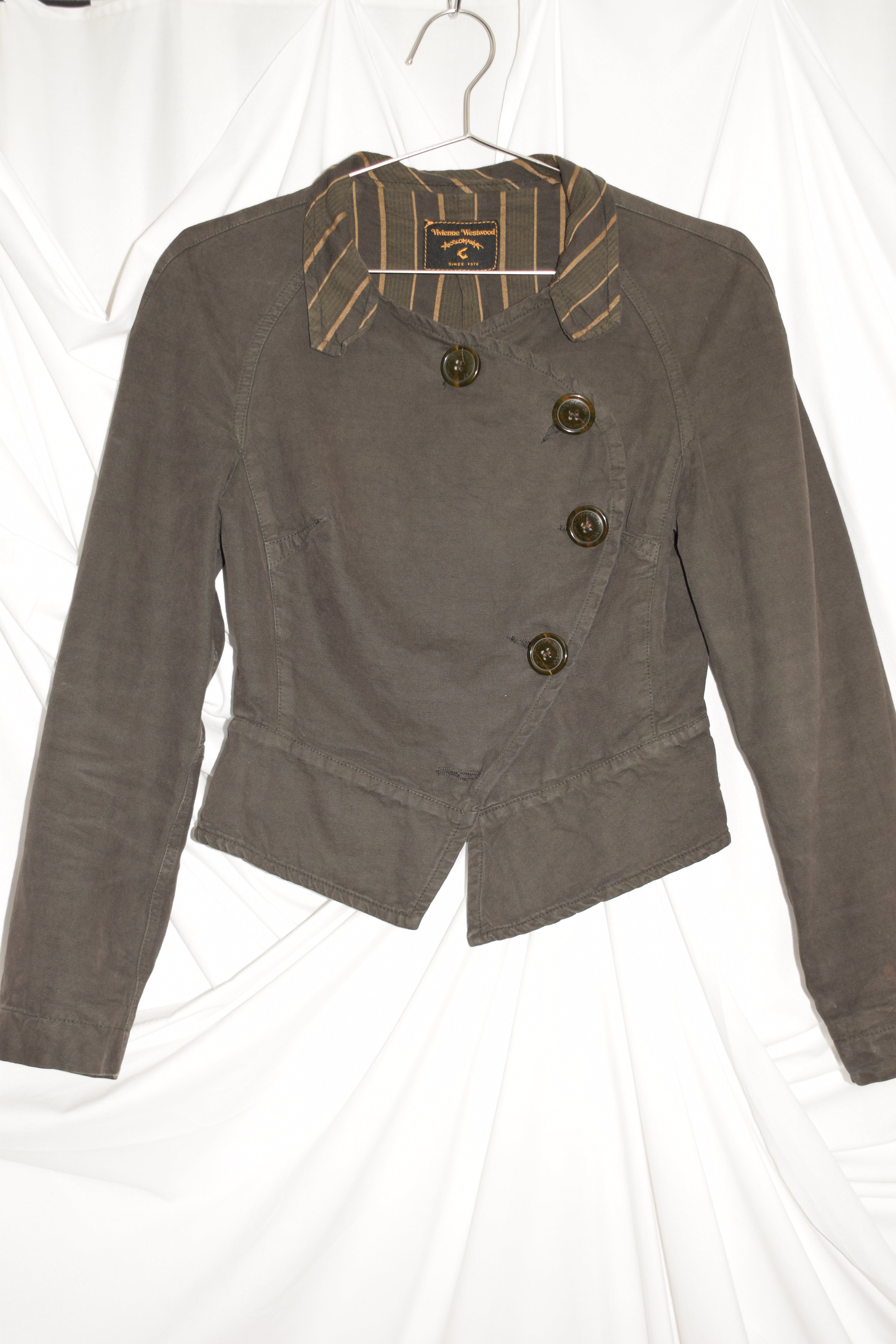 VIVIENNE WESTWOOD ASYMMETRIC BUTTON JACKET