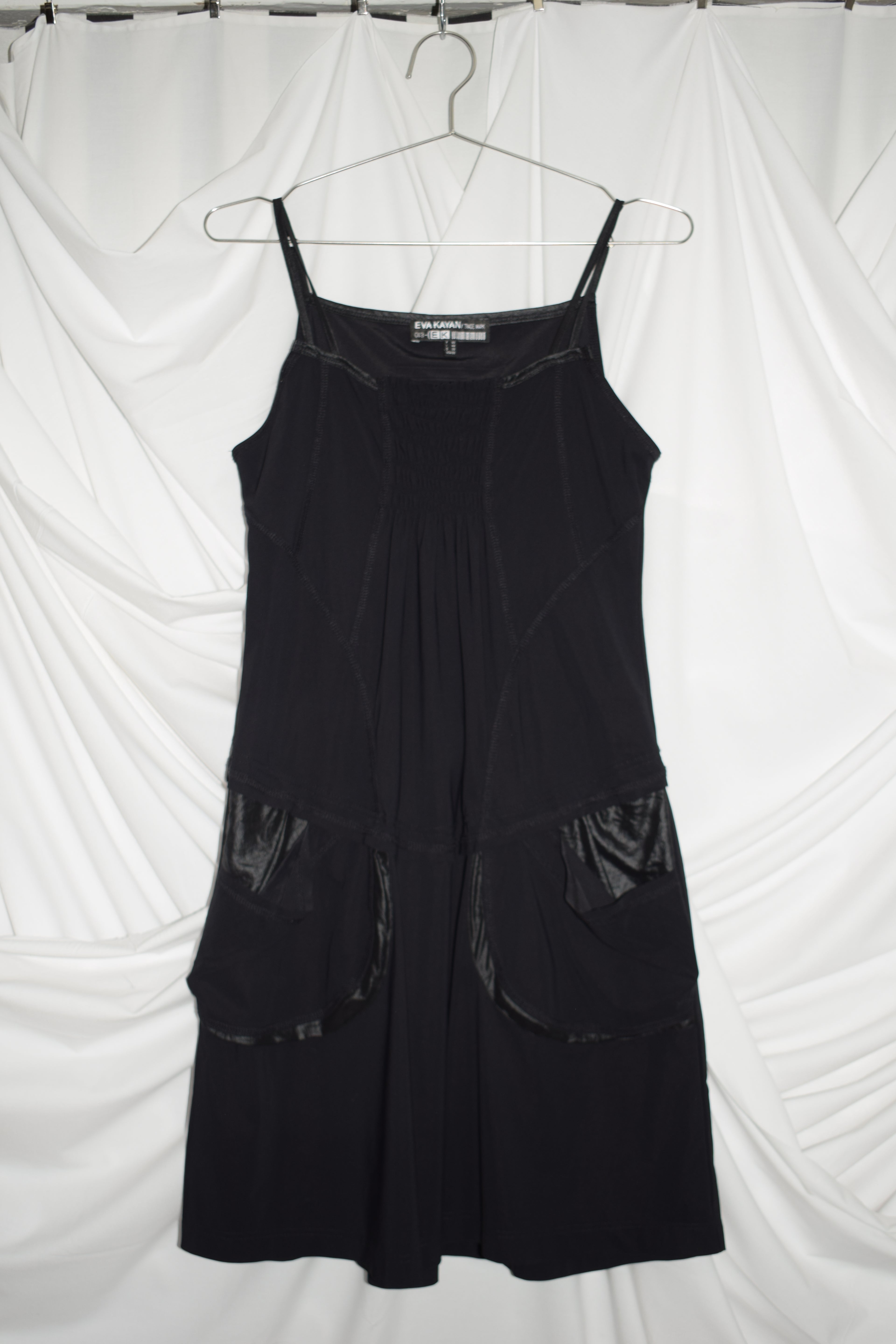 BLACK SLEEVELESS DRESS