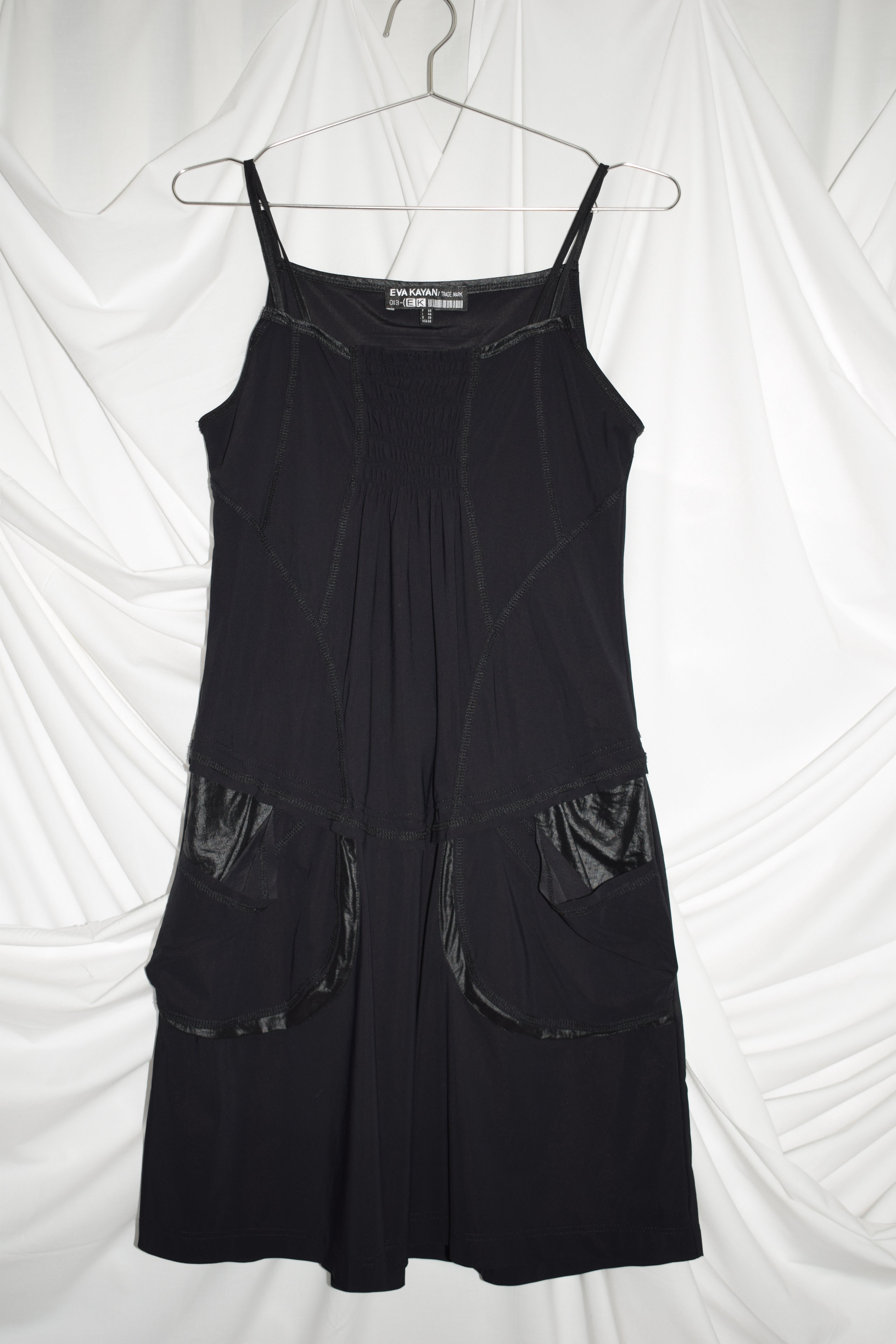 BLACK SLEEVELESS DRESS